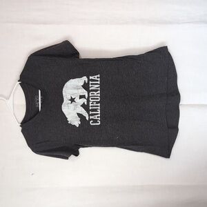 Modern Lux Grey Women's Tshirt California Bear Size Medium